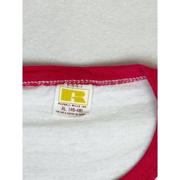 Vintage 1977 San Jose Speedway T-Shirt XL Ringer NASCAR Auto Racing California - Picture 4 of 9